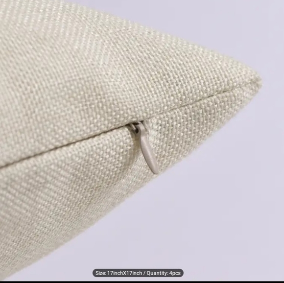 New Home Deco Linen Blend Set of 4 Cartoon Art Fun Retro Pillowcases - Picture 6 of 7